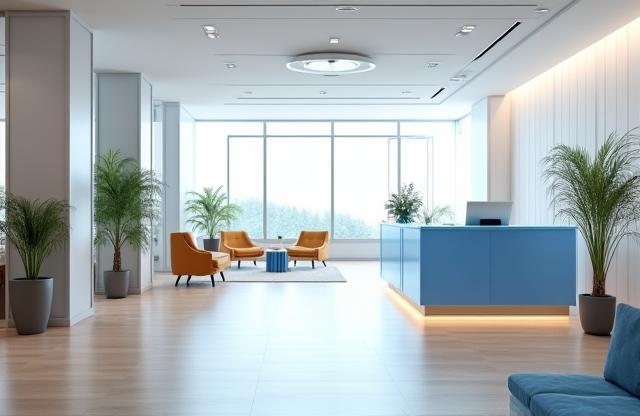 Modern, professional office space representing Helvetia Professional Development